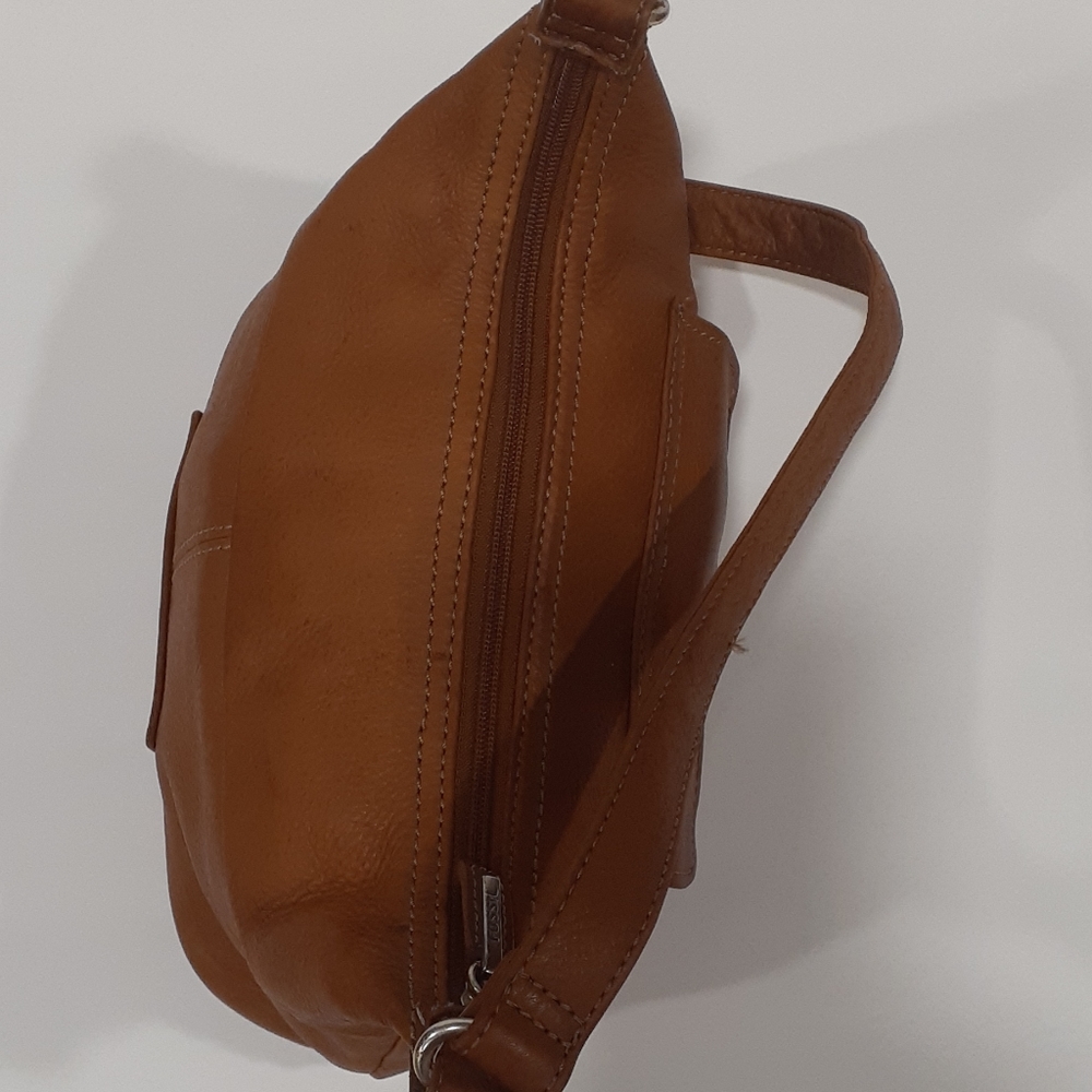 Fossil Y2k  leather Brown shoulder bag - Picture 13 of 16